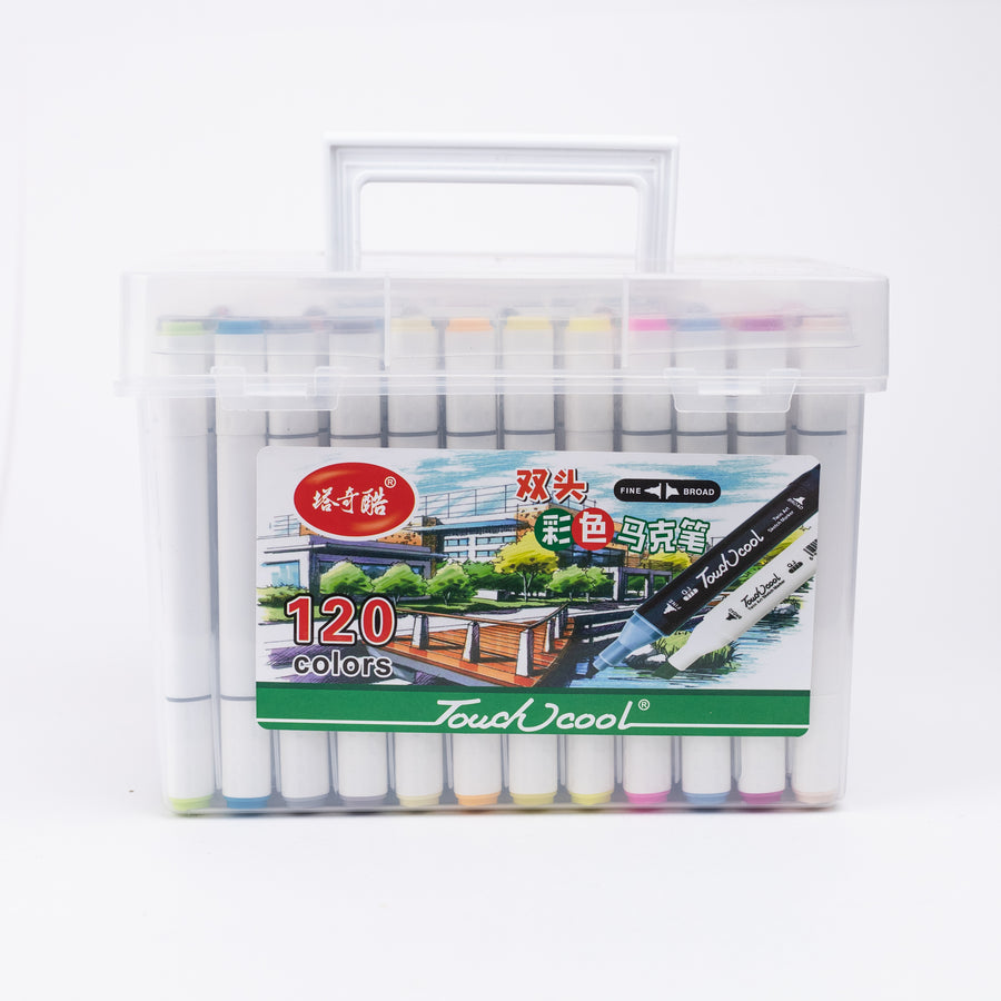 Touch Cool Dual Tip Art Marker Set of 120
