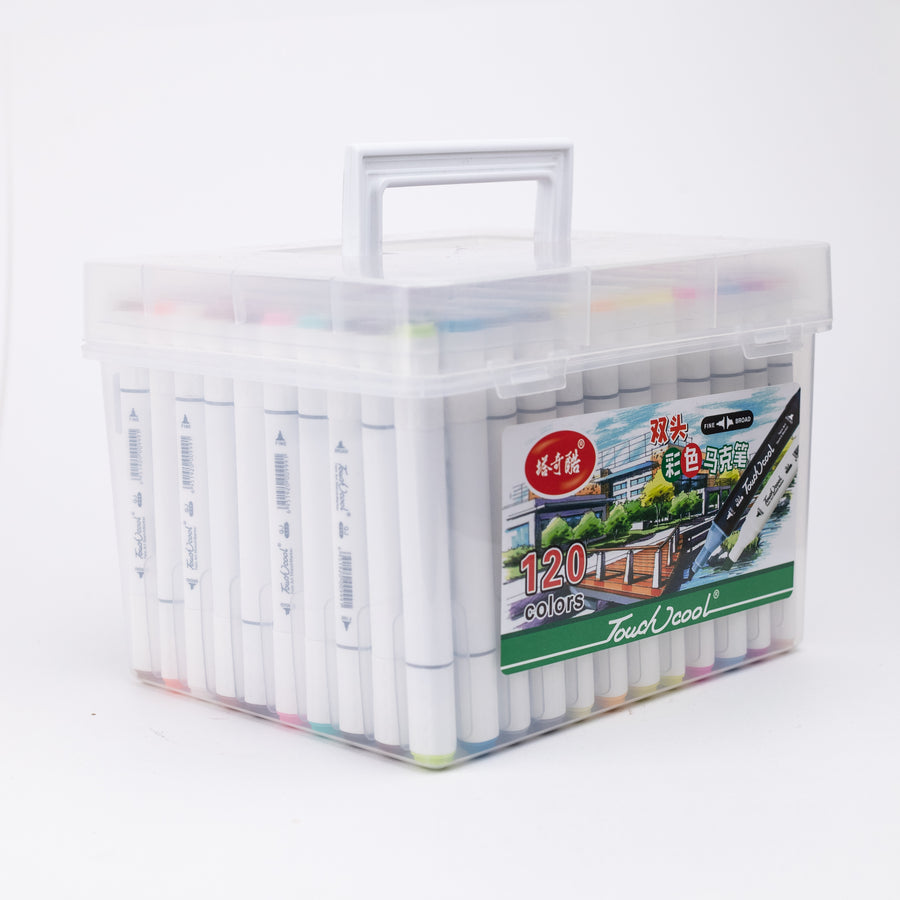 Touch Cool Dual Tip Art Marker Set of 120