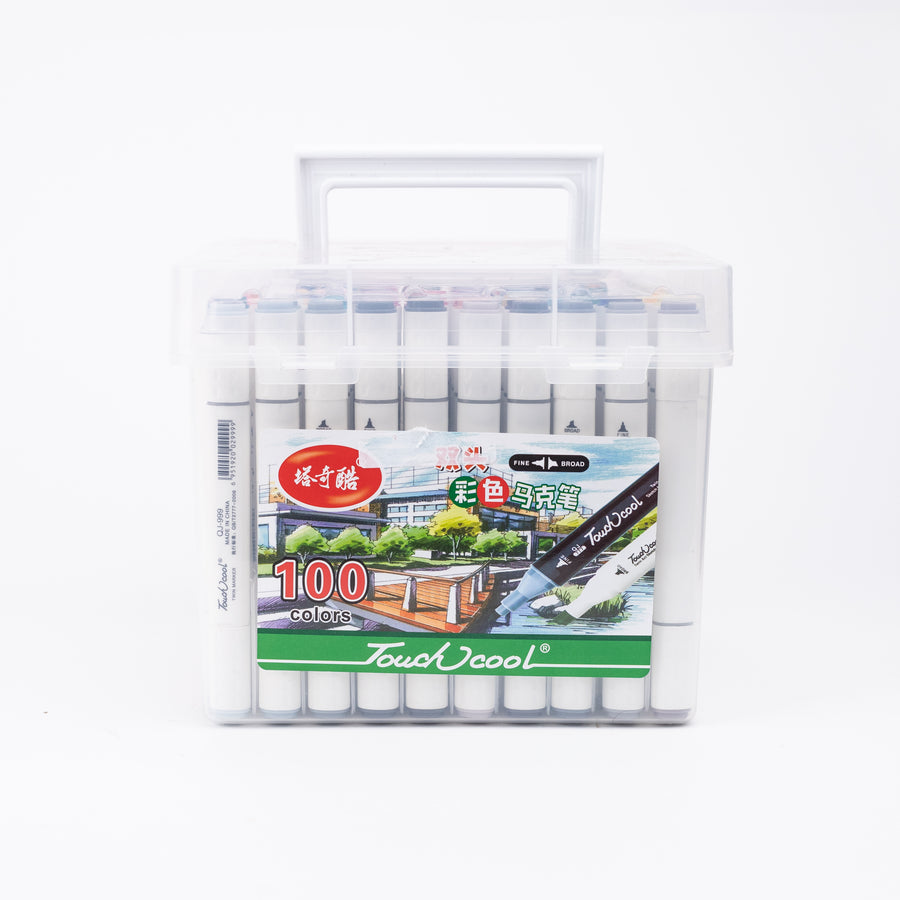 Touch Cool Dual Tip Art Marker Set of 100