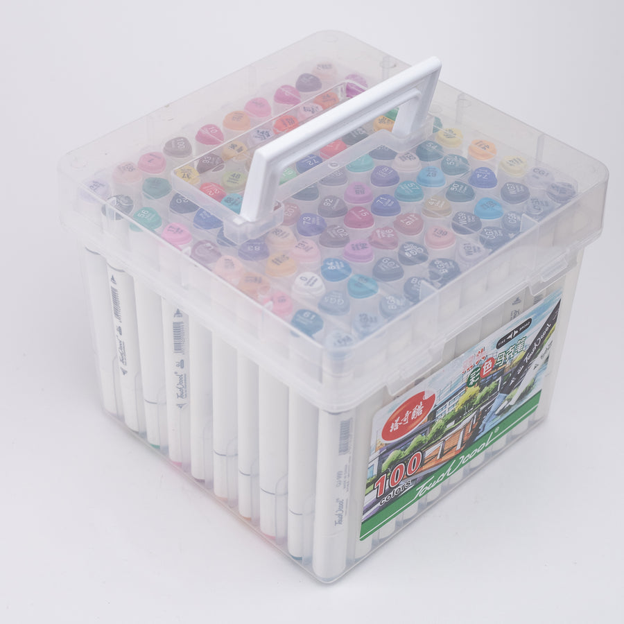 Touch Cool Dual Tip Art Marker Set of 100