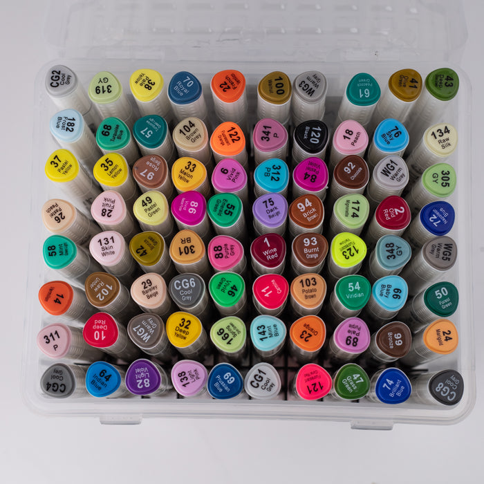 Superior Graphic Dual Tip Art Markers (MS-888) - Set of 80
