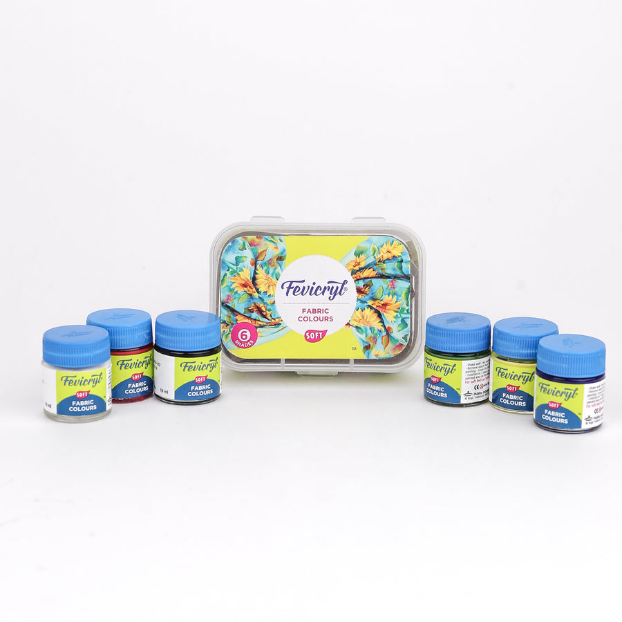 Fevicryl - Fabric Colours Pack of 6
