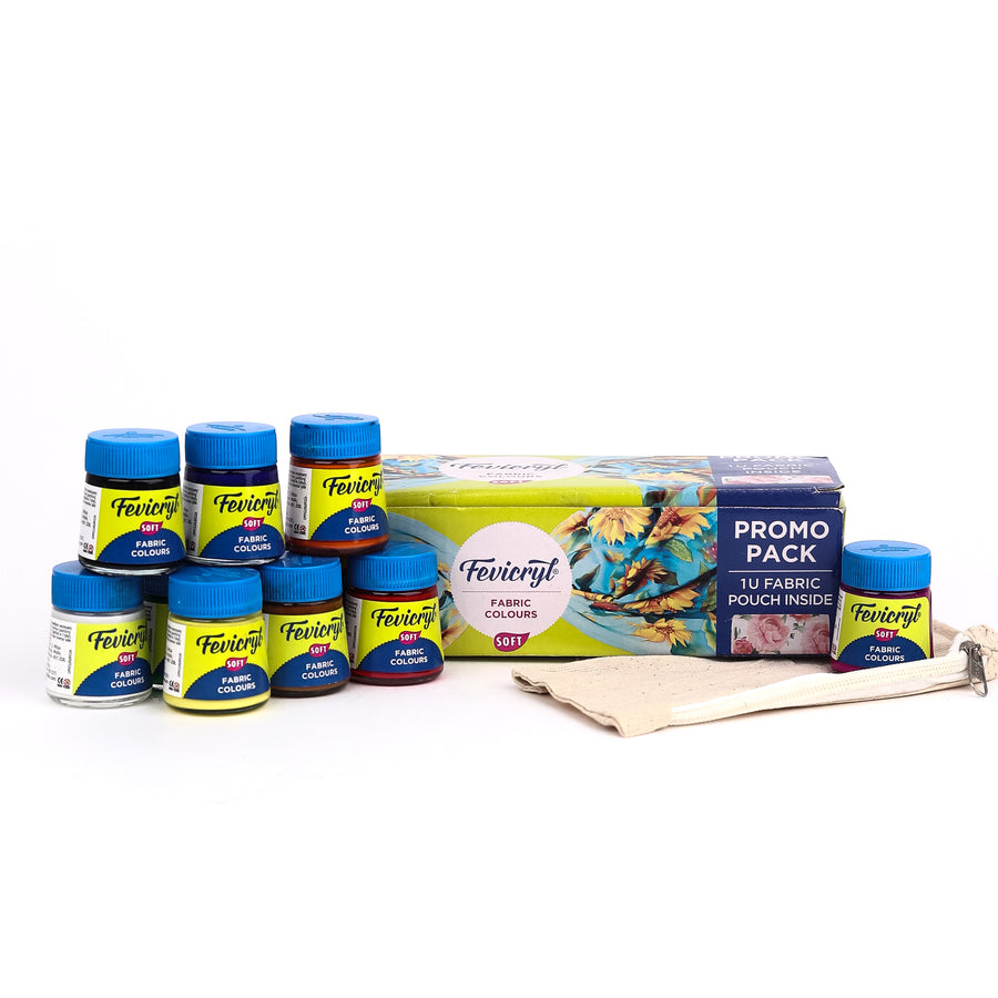 Fevicryl - Fabric Colour Set of 10 (20ml)
