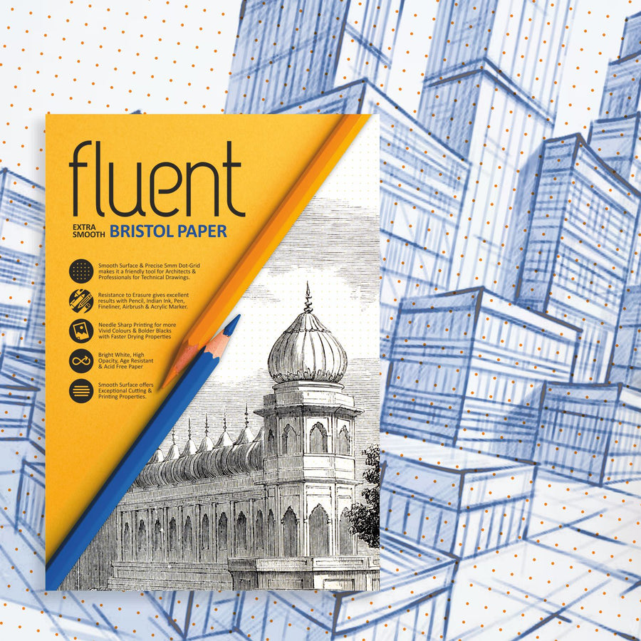 Anupam - Fluent Extra Smooth Bristol Paper Book A3/200GSM