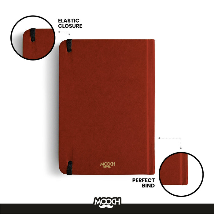 MOOCH – Another Fucking Day A5 Plain Diary | Indian Khaki | 120 GSM