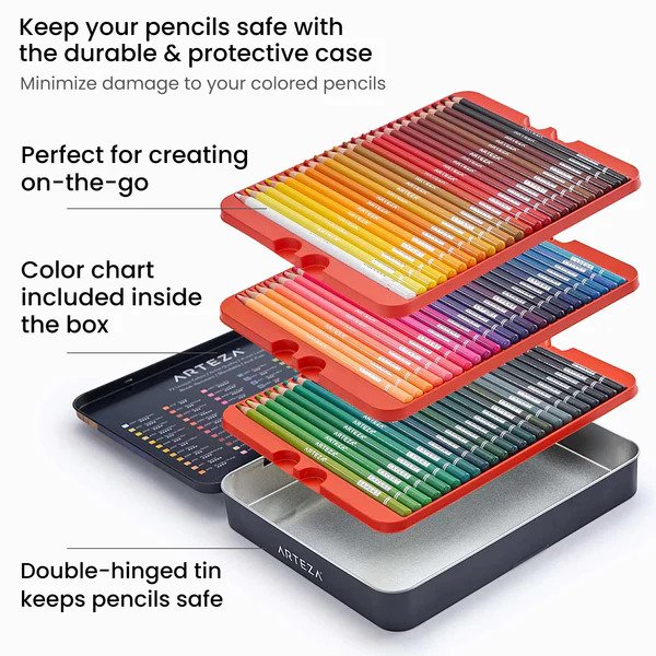 ARTEZA - Expert Colored Pencils ( Set of 72 )