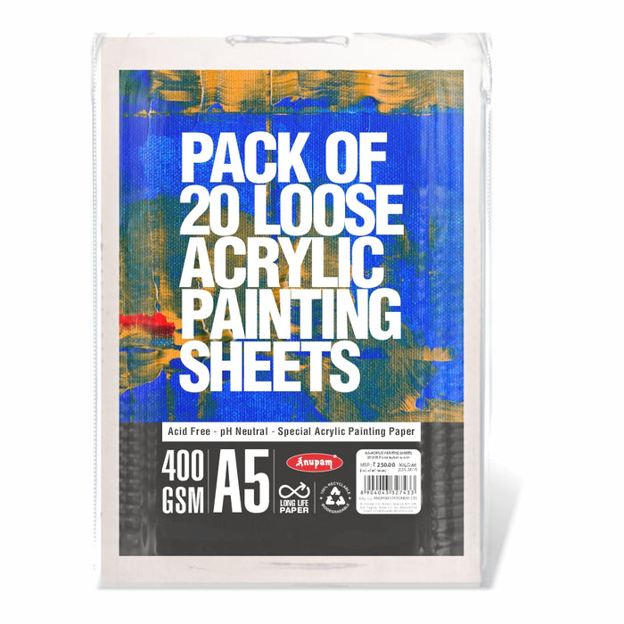 Anupam - Acrylic Painting Loose Sheets 400GSM/A5