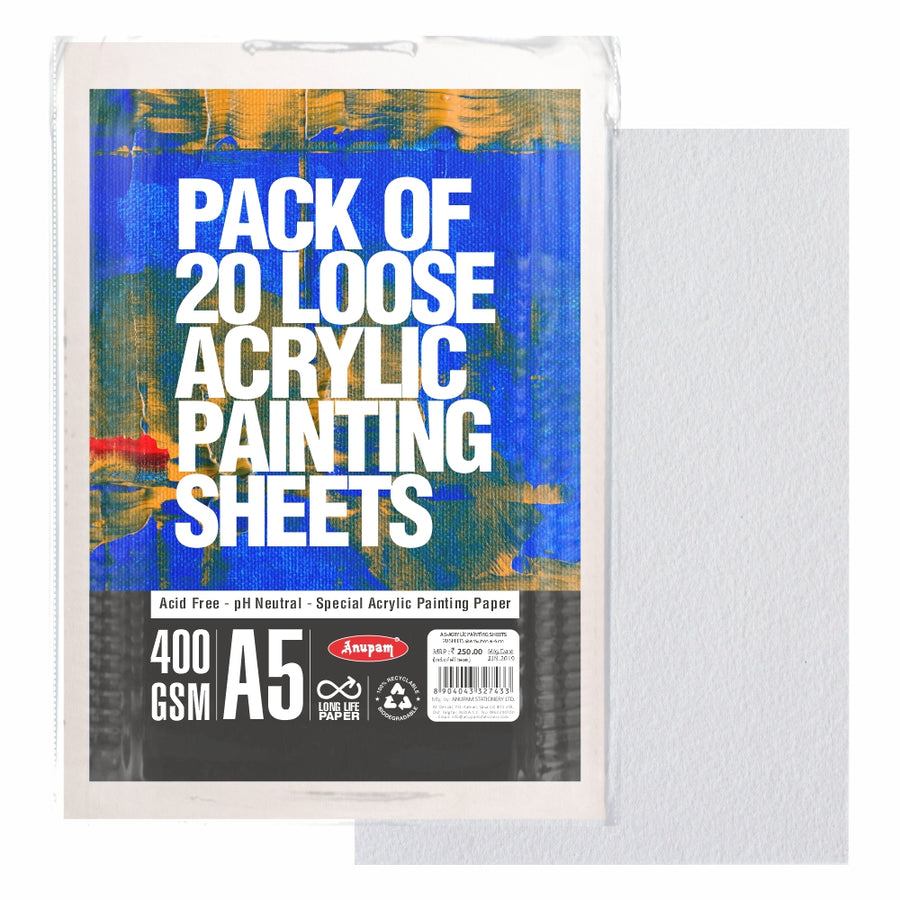 Anupam - Acrylic Painting Loose Sheets 400GSM/A5