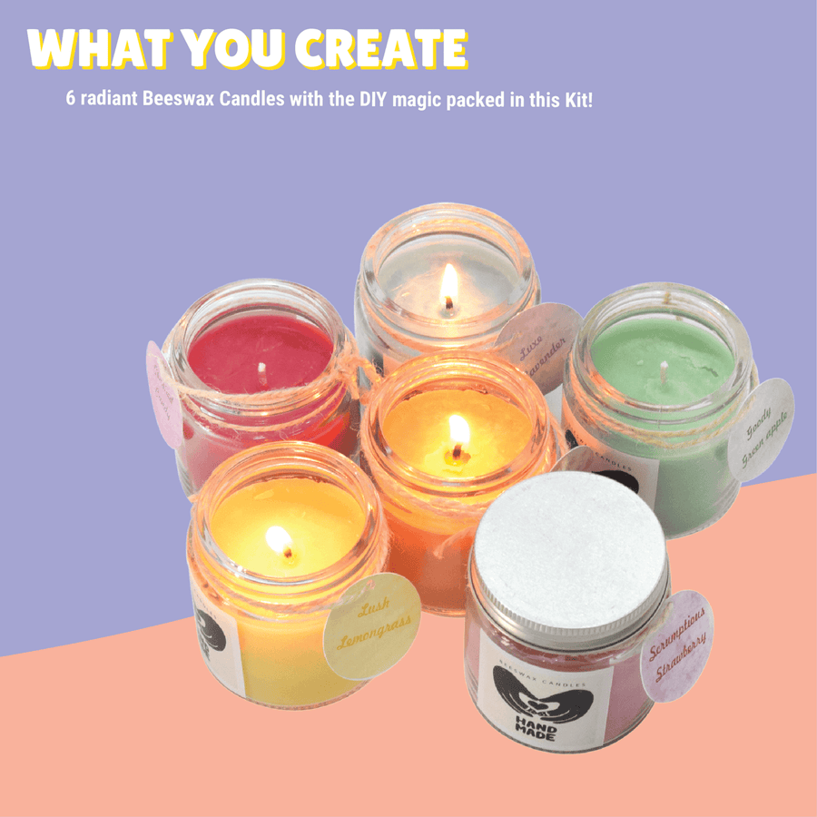 KALAKARAM - Aroma Beeswax Candle Making Kit