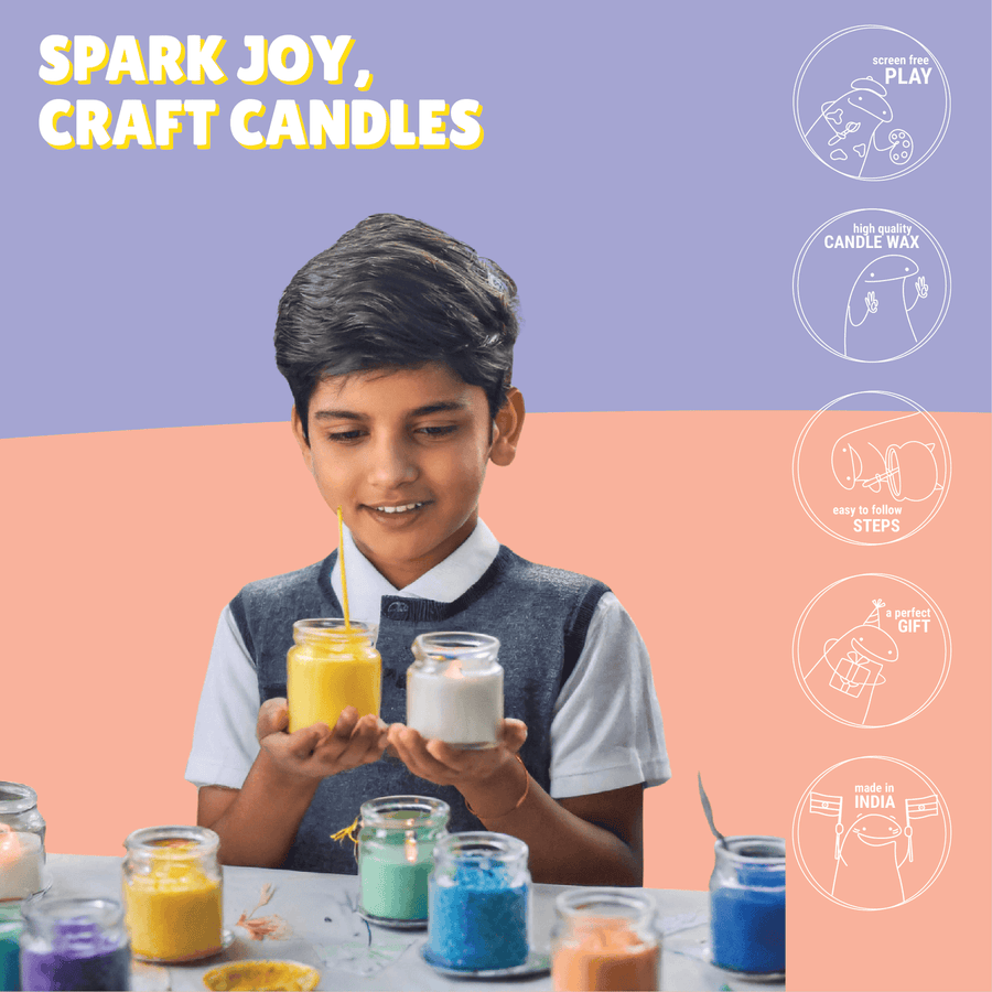 KALAKARAM - Aroma Beeswax Candle Making Kit