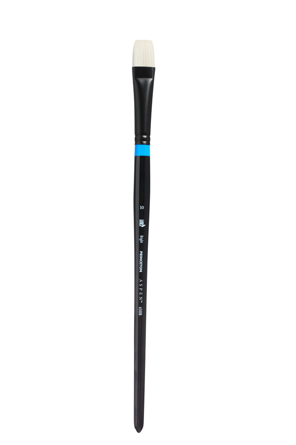 Princeton Aspen Long Handle Synthetic Bristle Brush (Bright) - 6500 Series