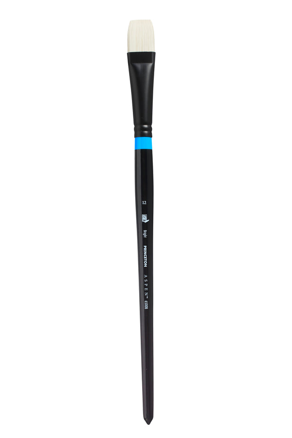 Princeton Aspen Long Handle Synthetic Bristle Brush (Bright) - 6500 Series