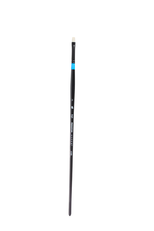 Princeton Aspen Long Handle Synthetic Bristle Brush (Bright) - 6500 Series