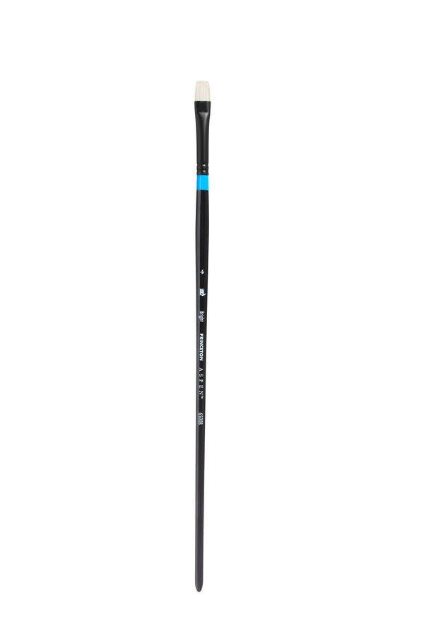 Princeton Aspen Long Handle Synthetic Bristle Brush (Bright) - 6500 Series