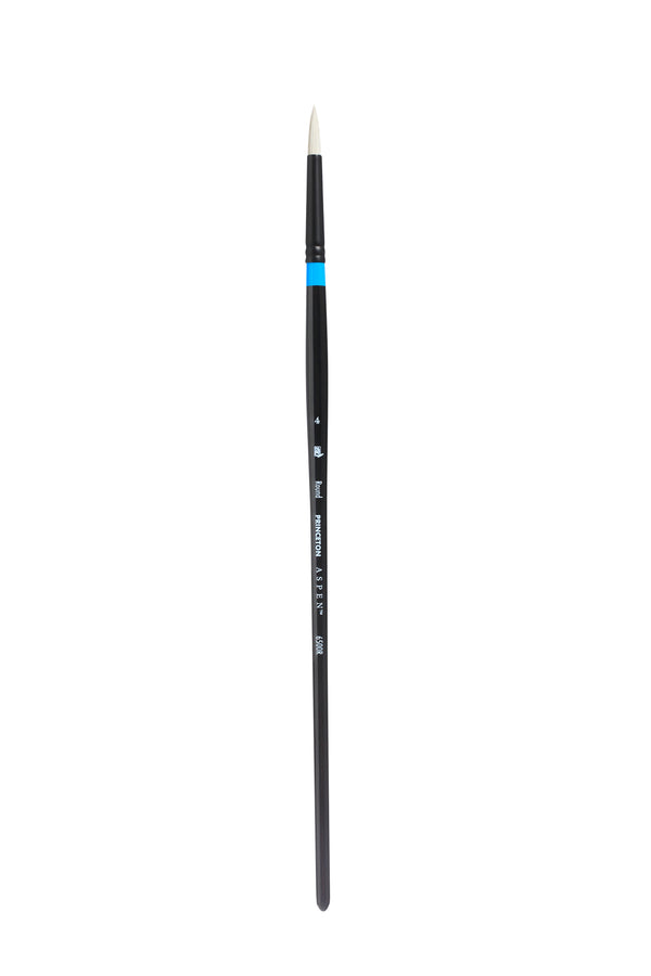 Princeton Aspen Short Handle Synthetic Bristle Brush (Round) - 6500 Series