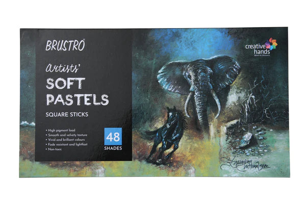 Brustro Artists' Soft Pastels (Square Sticks) Set of 48