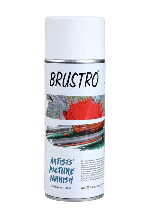 Brustro - Artists' Varnish - Gloss- 400 ml spray can (Made In Spain)