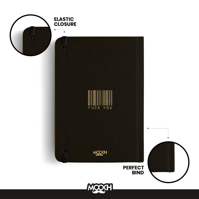 MOOCH – BULLSHIT A5 Plain Diary | Indian Khaki | 120 GSM