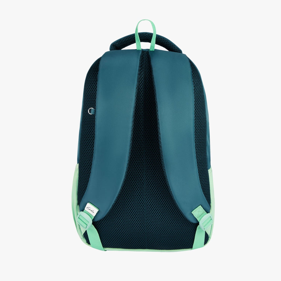 Genie - Lilac 17" School Backpack - Dark Green