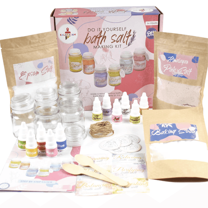 Kalakaram - Bath Salt Making Kit | DIY Relaxation Set