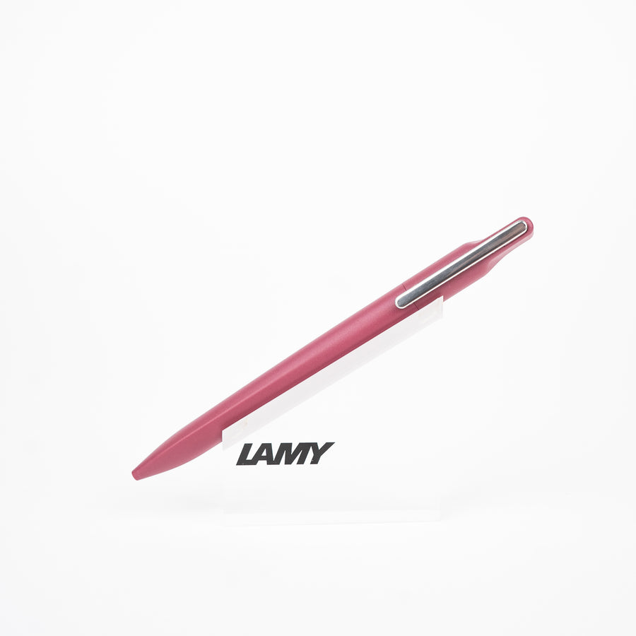 lamy-xevo-ballpoint-pen-burgundy-front-view