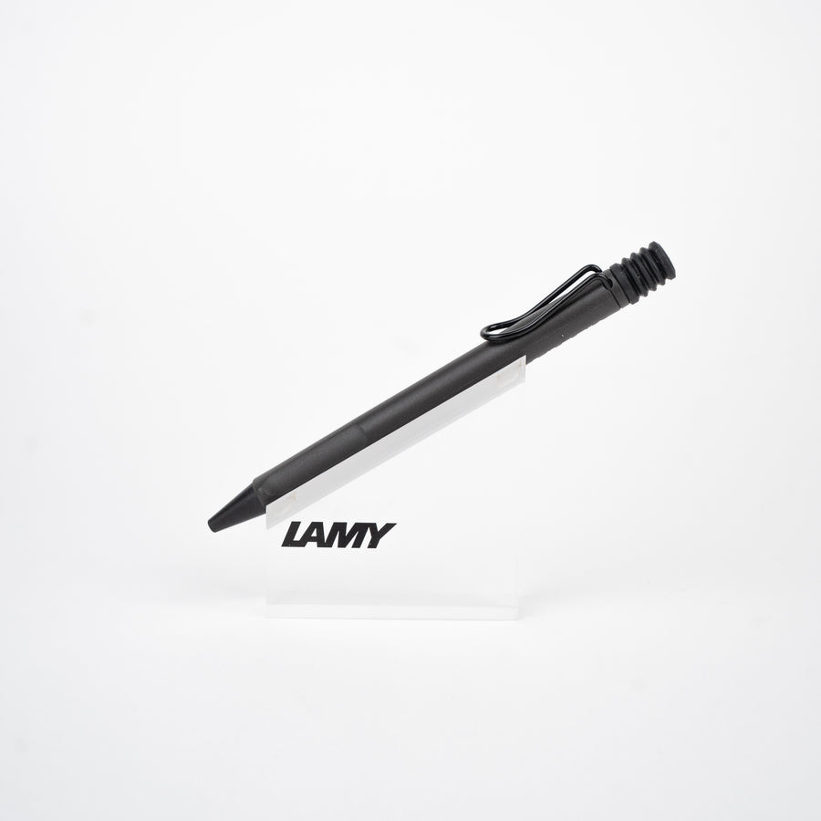lamy-safari-ballpoint-pen-umbra-black-front-view