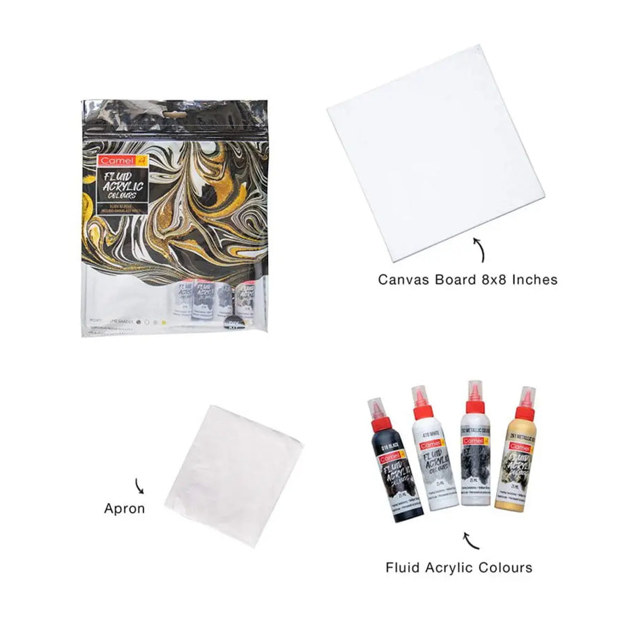 Camel Fluid Acrylic Colours Kit