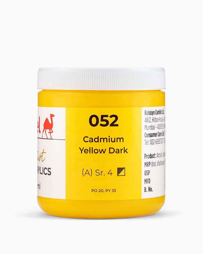 Camel - Artist HD Acrylic Colour Jar (250ml)