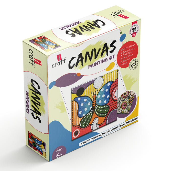 iCraft DIY Canvas Painting Kit for Kids