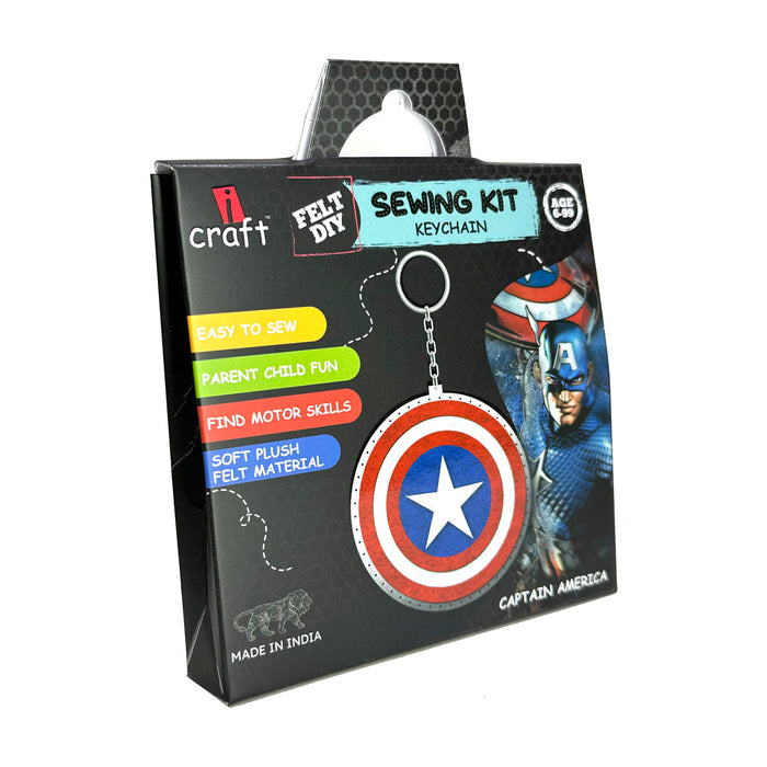 iCraft DIY Felt Keychain – Captain America