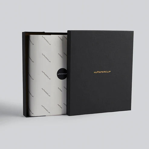 mypaperclip Classic Organiser – Model L3 (Red) | Handcrafted Vegan Leather Notebook