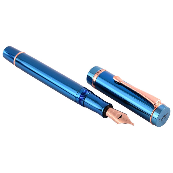 Conklin Duragraph Metal PVD Fountain Pen – Blue RGT