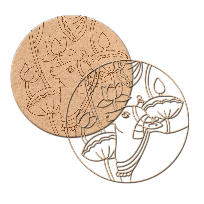 iCraft DIY Mandala Art Kit – Cow Mandala | Festive Home Decor