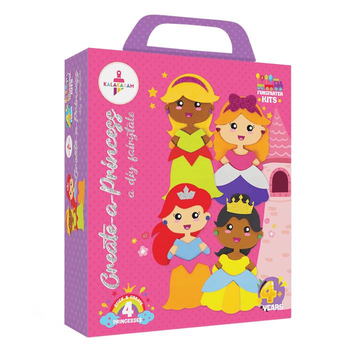 Kalakaram Create a Princess | DIY Foam Sticker Craft Kit