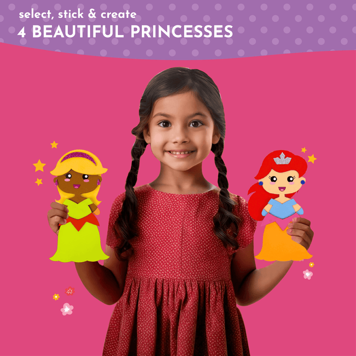Kalakaram Create a Princess | DIY Foam Sticker Craft Kit