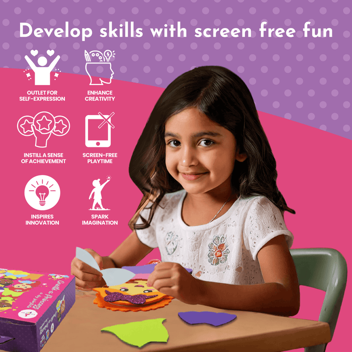 Kalakaram Create a Princess | DIY Foam Sticker Craft Kit