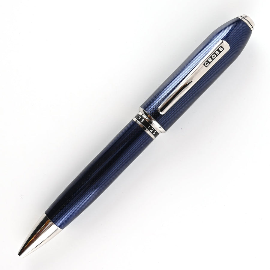 Cross Peerless Ball Pen – Polished Black PVD with Swarovski Crystal