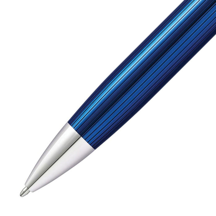 Cross Peerless Ball Pen – Translucent Quartz Blue Platinum-Plated