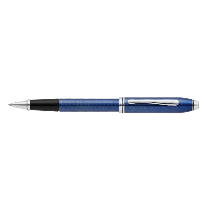 Cross Townsend Rollerball Pen – Translucent Cobalt Blue Diamond Pattern CT