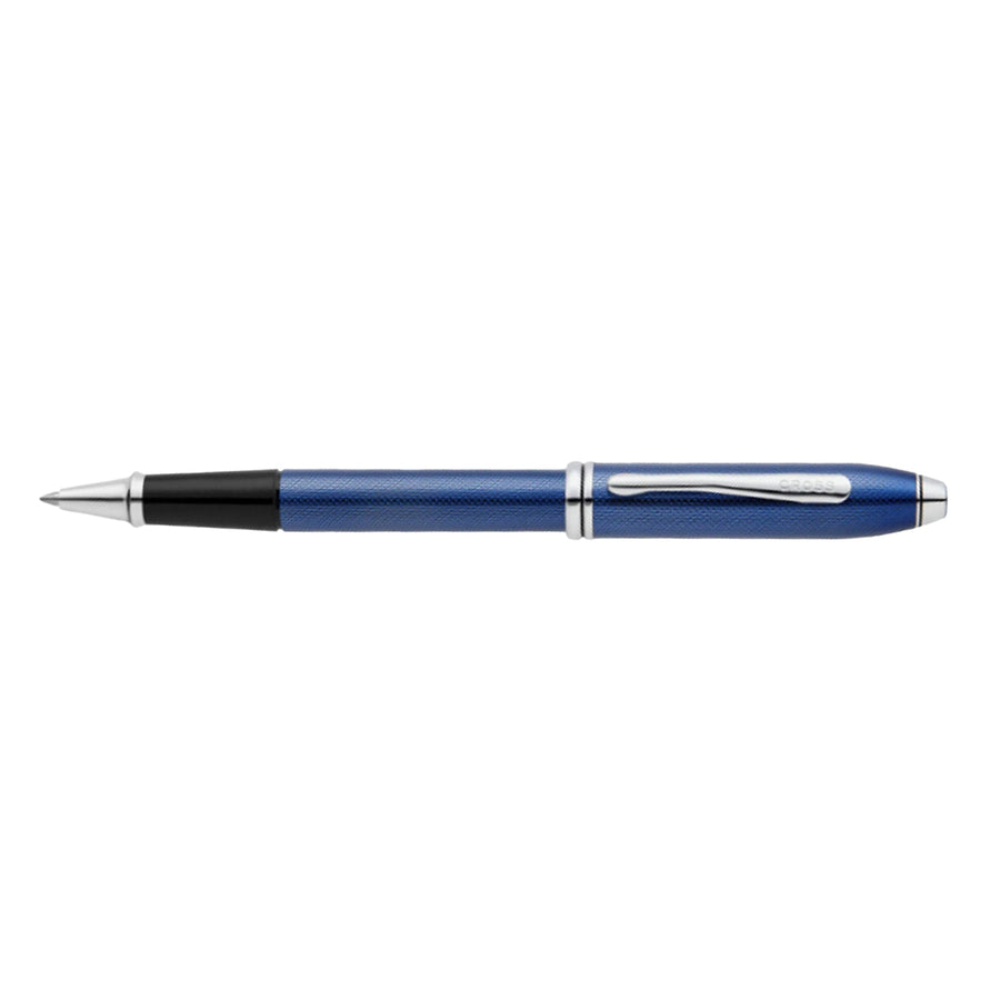 Cross Townsend Rollerball Pen – Translucent Cobalt Blue Diamond Pattern CT