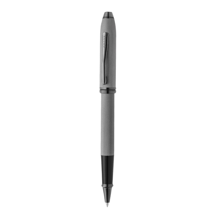 Cross Townsend Rollerball Pen – Polished Slate Gray Diamond Pattern PVD