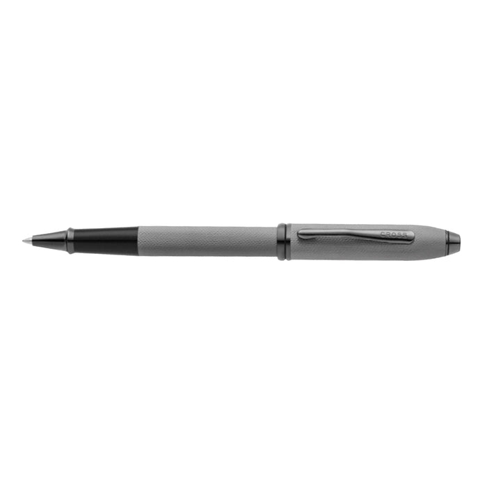 Cross Townsend Rollerball Pen – Polished Slate Gray Diamond Pattern PVD