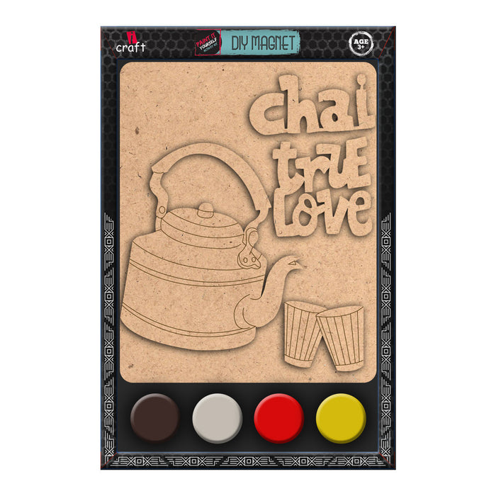 iCraft DIY Magnet Kit – “Chai True Love” Design