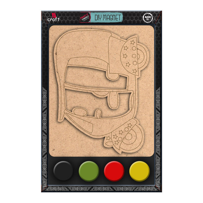 iCraft DIY Magnet Kit – “Cool Helmet Kid” Design