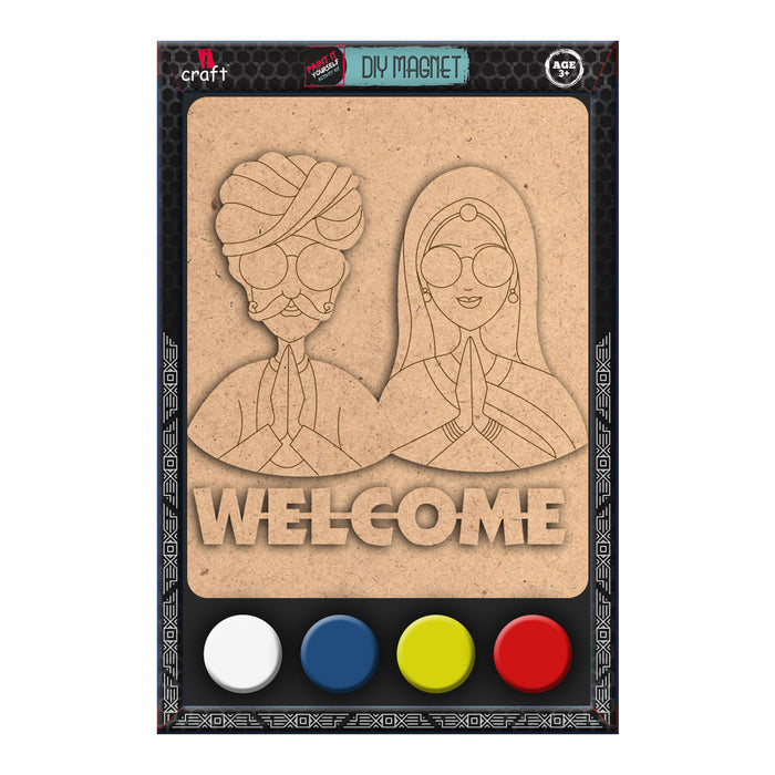 iCraft DIY Magnet Kit – “Traditional Welcome” Design