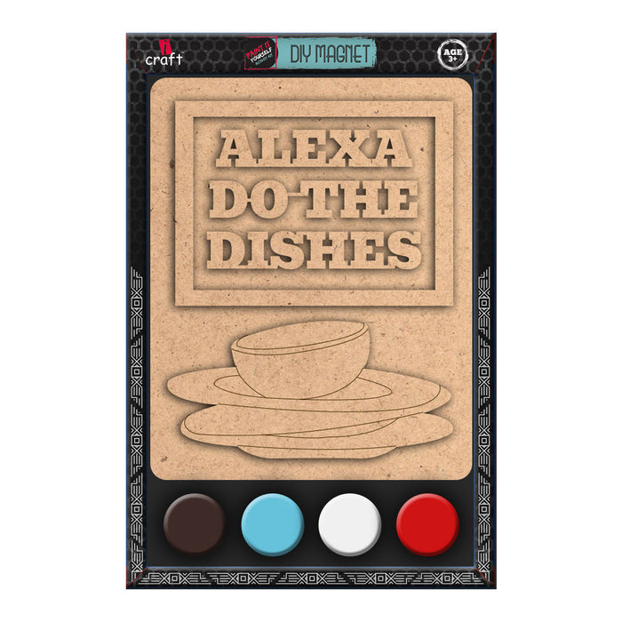iCraft DIY Magnet Kit – Alexa Do The Dishes Design