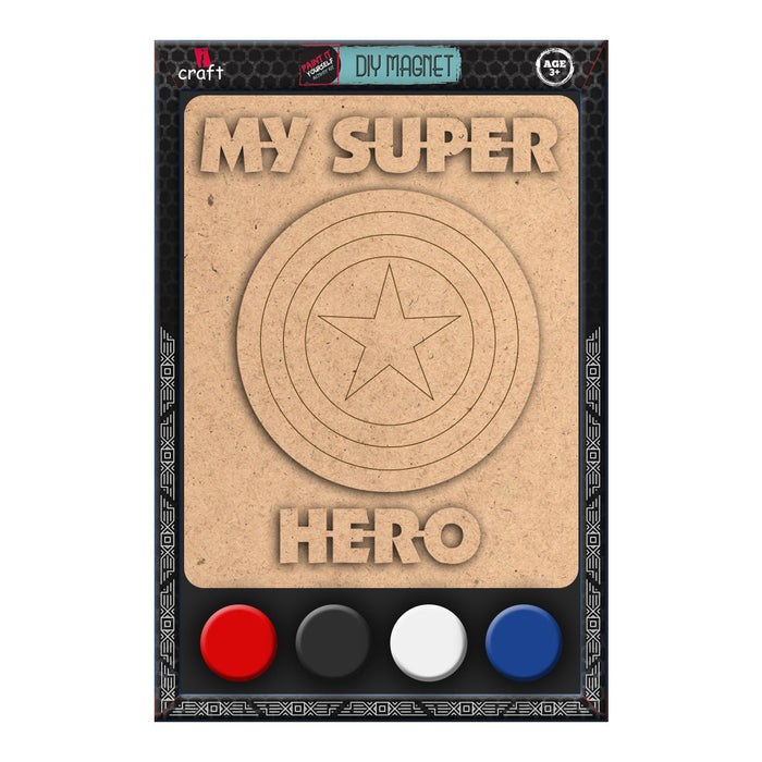 iCraft DIY Magnet Kit – My Superhero Shield Design