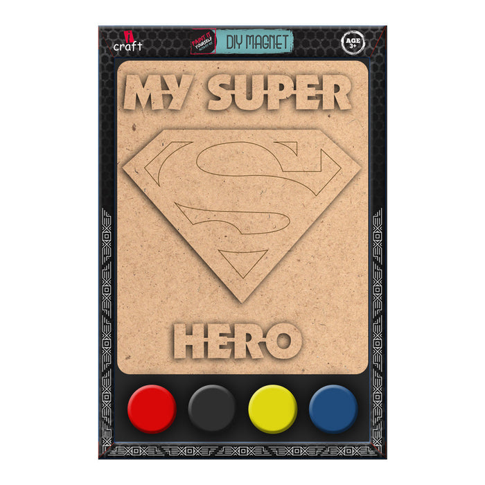 iCraft DIY Magnet Kit – My Superhero Logo Craft