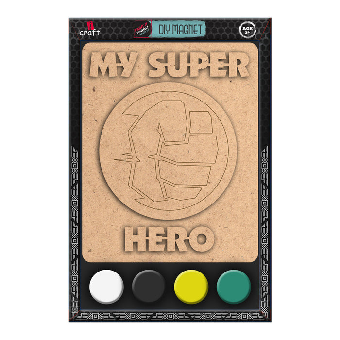 iCraft DIY Magnet Kit – My Superhero Fist Logo Craft