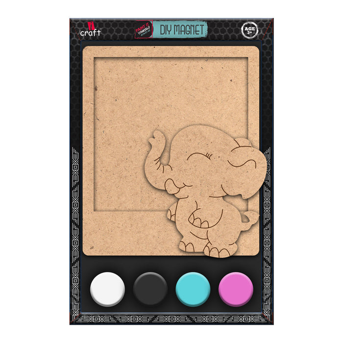 iCraft DIY Magnet Kit – “Elephant Photo Frame” Design
